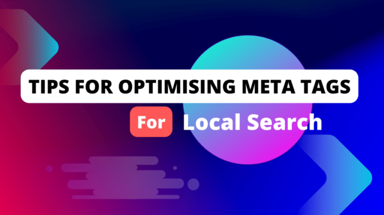 optimise meta tags for local seo web graphic