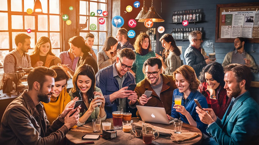 connect through online platforms